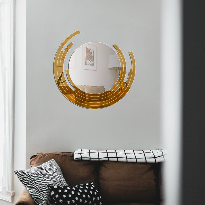 UnBreakable Acrylic Elegant Round Mirror  - WM 725