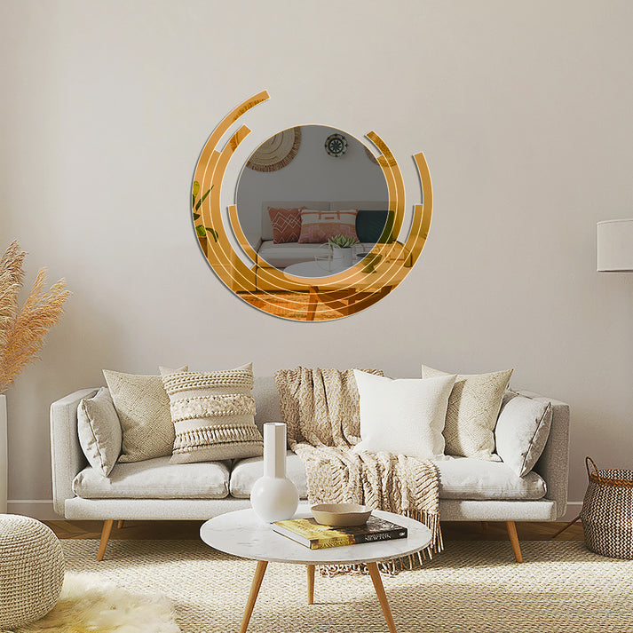 UnBreakable Acrylic Elegant Round Mirror  - WM 725