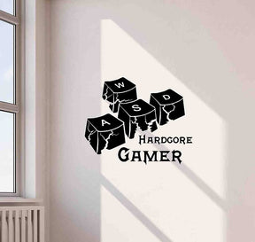 Hardcore Gamer Keyboard Keys Gamer for home and office decor - WA 814