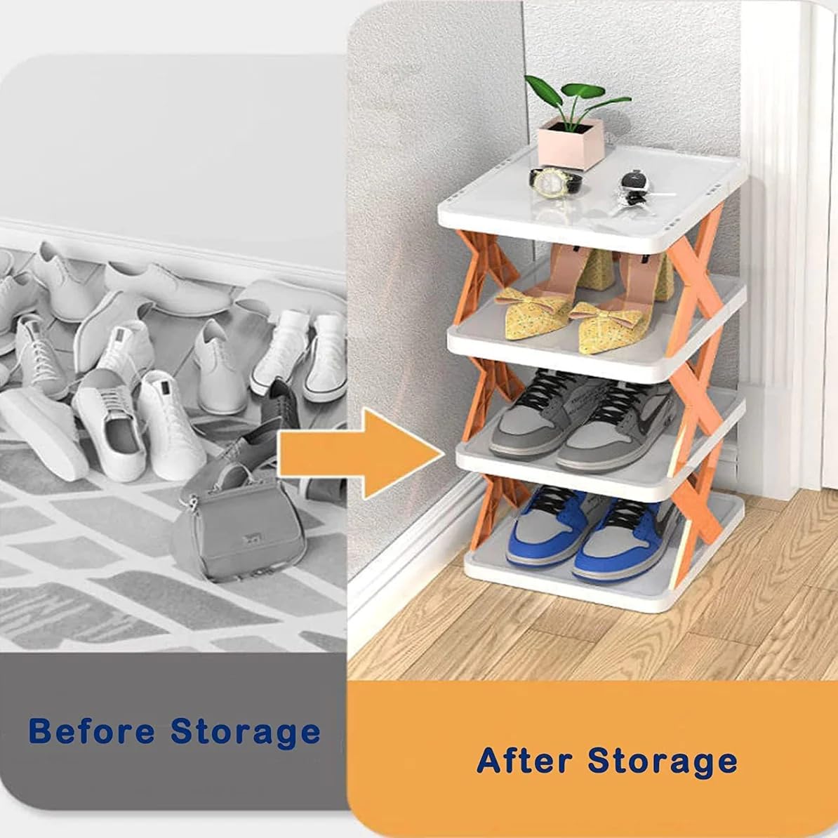 Foldable Shoe Rack Shoe Organizer