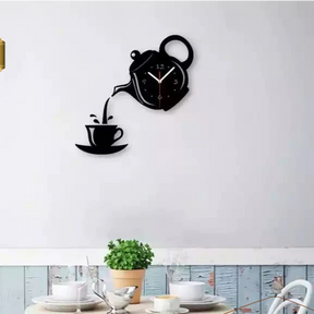 Kettle Wall Clock for Kitchen Decoration - WC 114