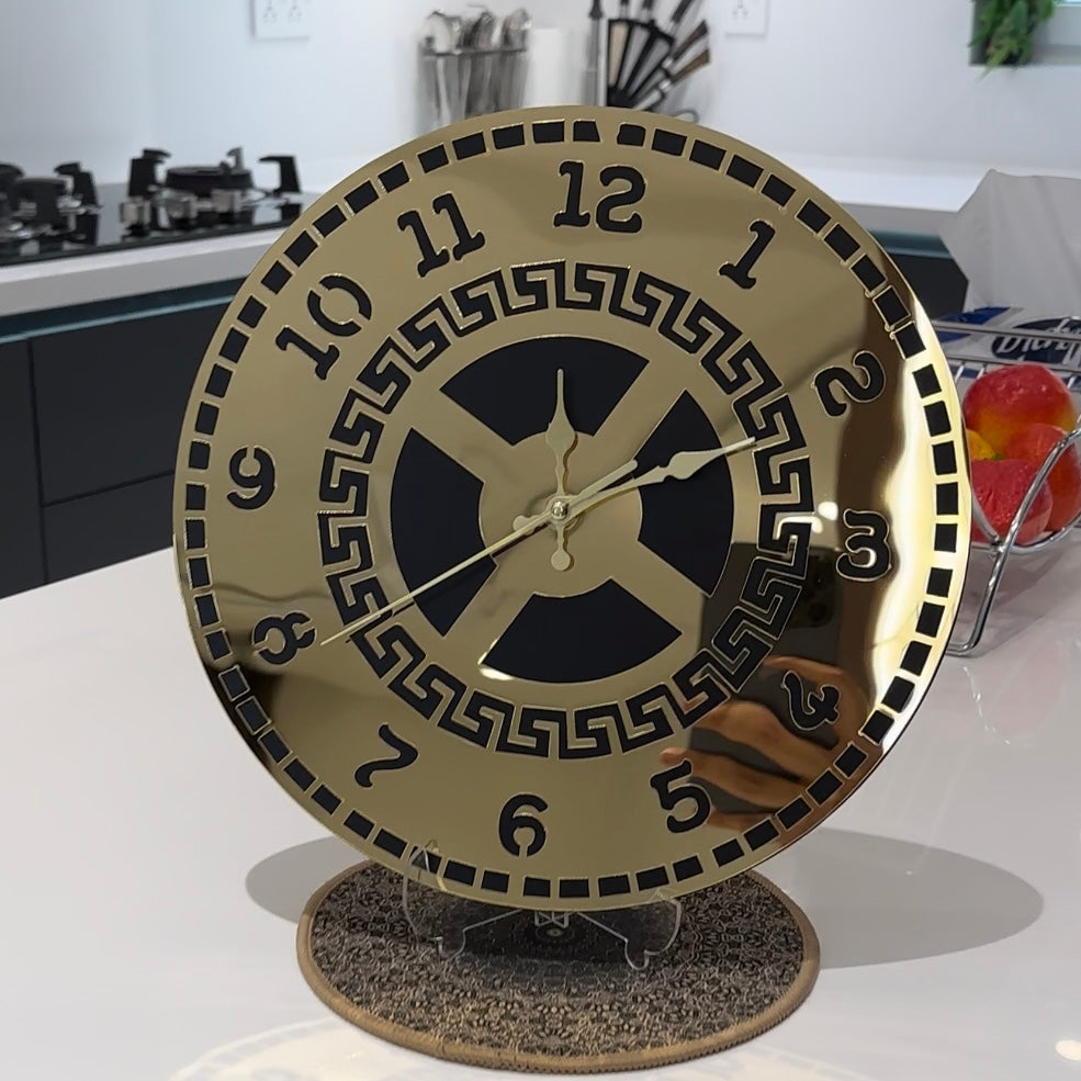 Luxury Wall Clock/Table Round Clock for Living Room & Bed Room - PC 208