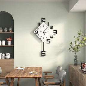 Modern Design Nordic Style Living Room Wall Clock for Home Decor - PC 201