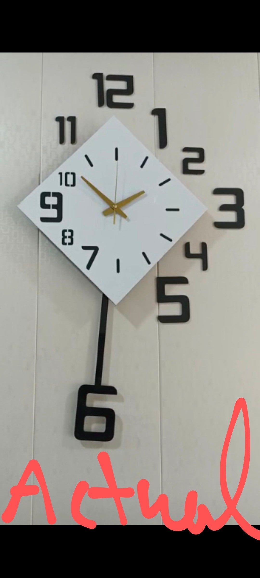 Modern Design Nordic Style Living Room Wall Clock for Home Decor - PC 201