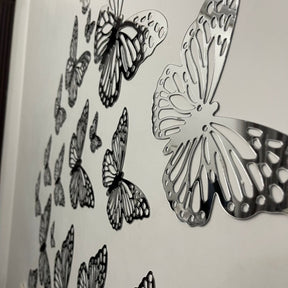 Acrylic Mirror butterflies set for Wall Decor - WA 811