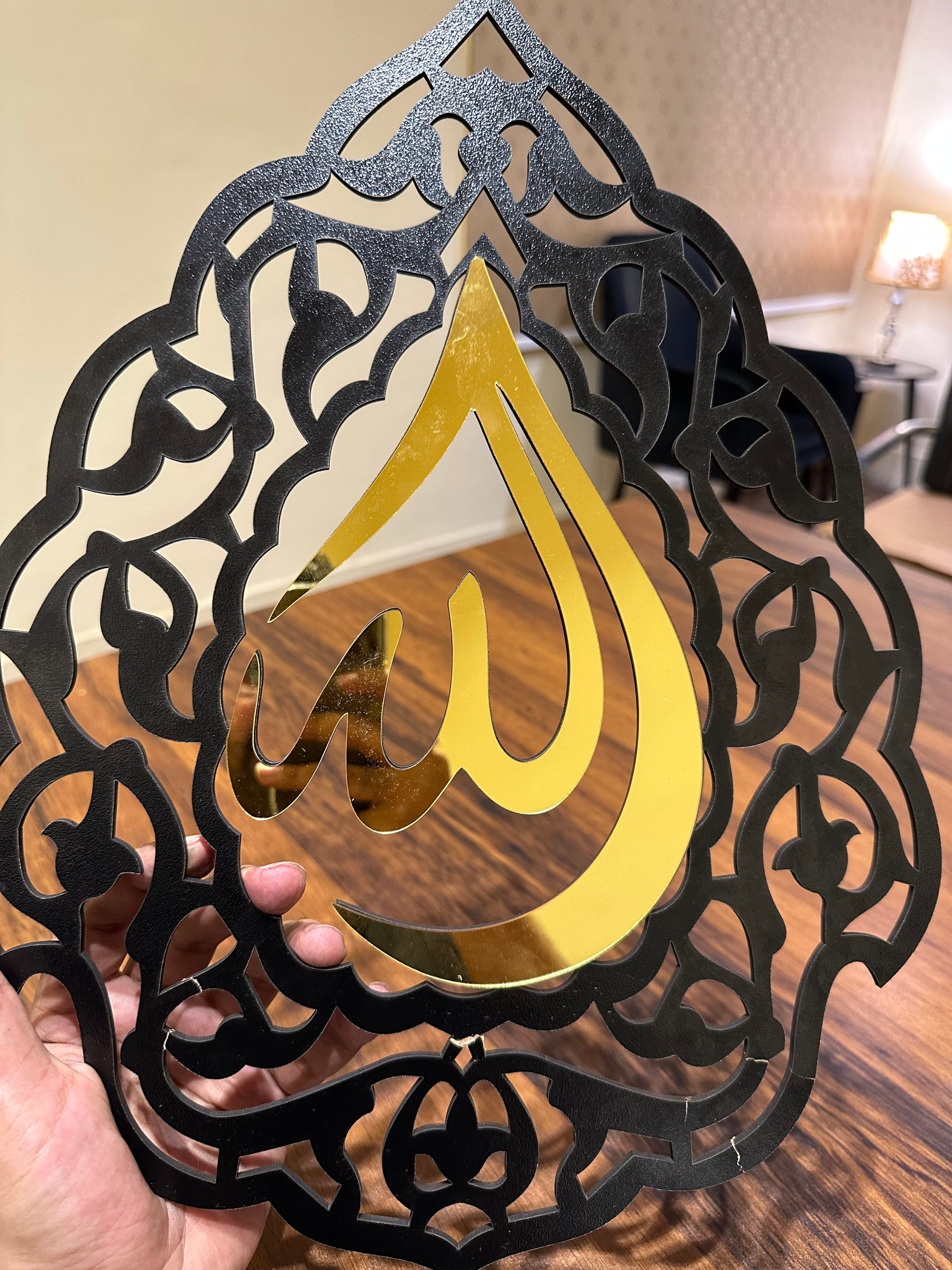 Allah Muhammad Triangle Wall Frames - IC 331